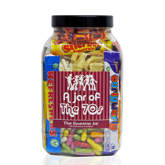 A Jar of 70s nostalgic sweets