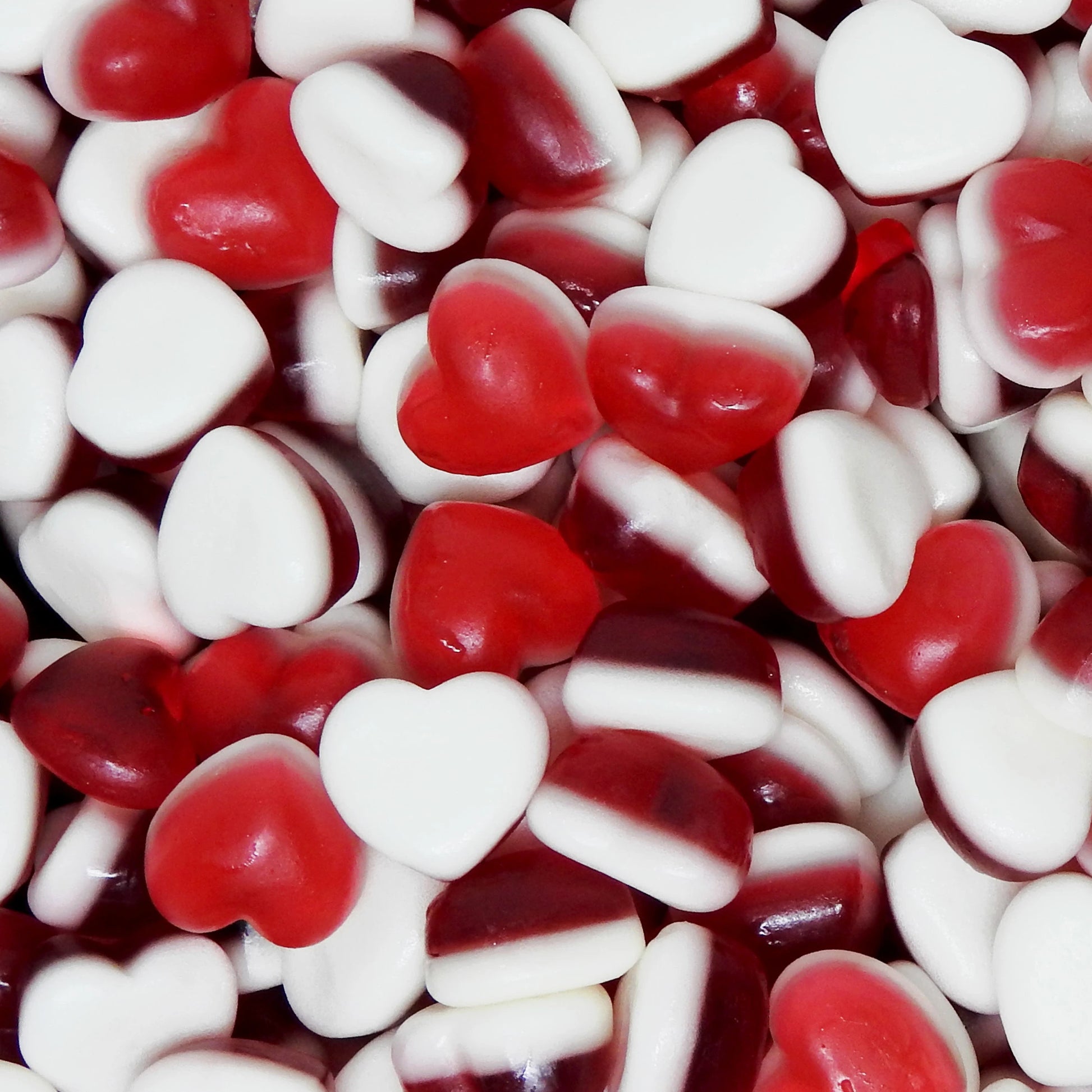 Jelly Foam Hearts - Retro Sweets at The Sweetie Jar