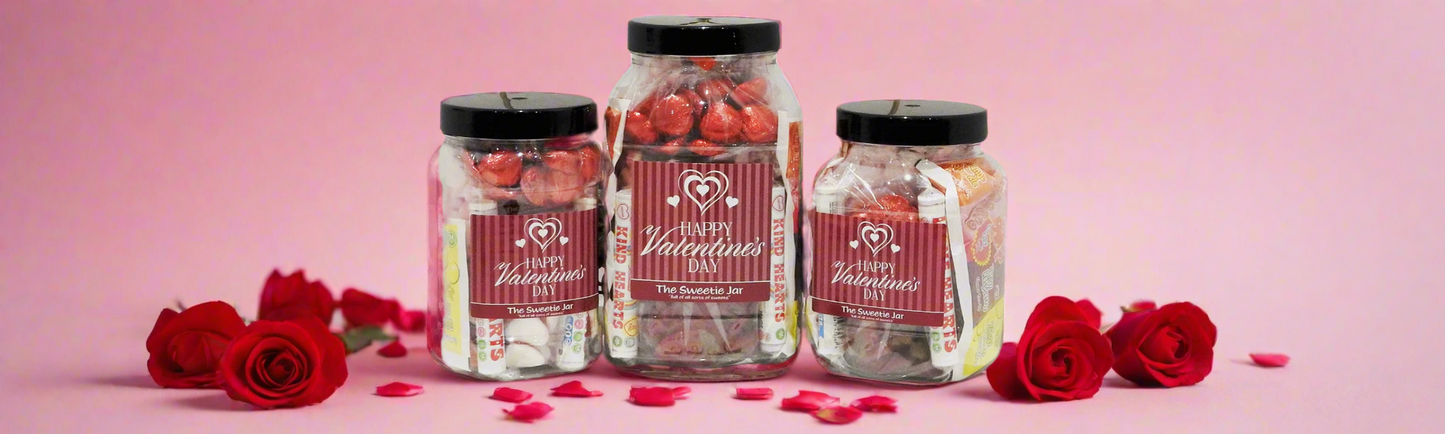 Happy Valentines Day Gift Jars